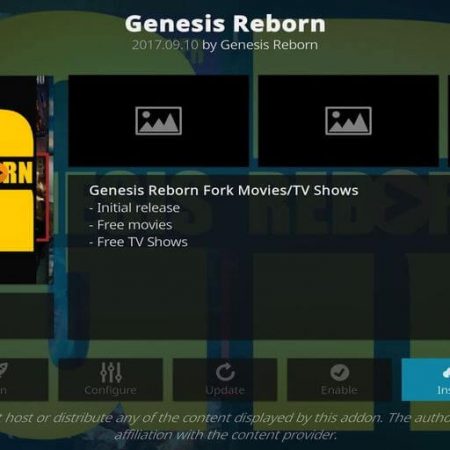 Genesis Reborn Kodi