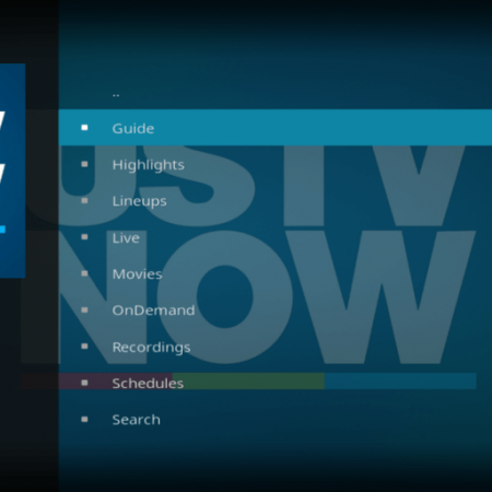 USTVNow on Kodi