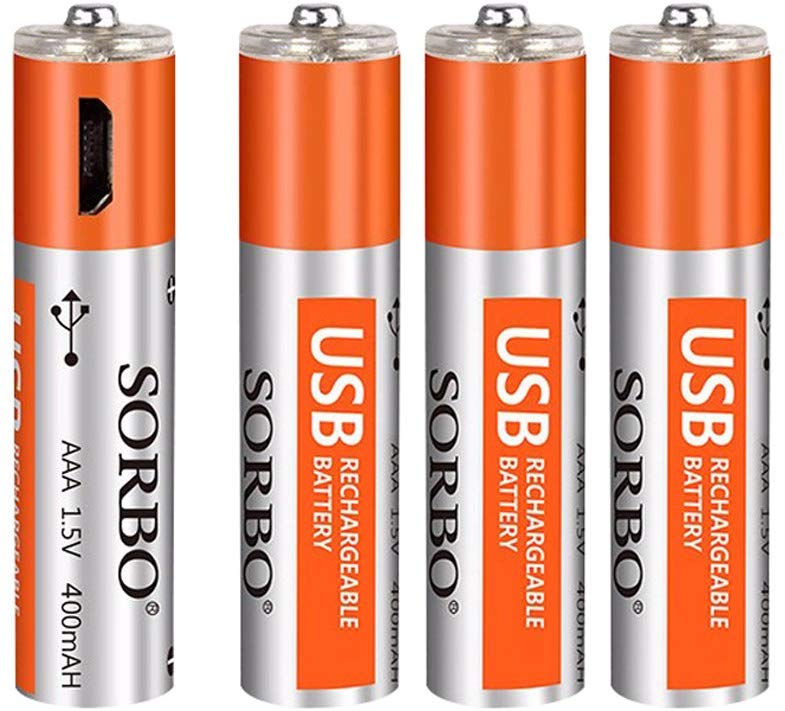 USB Rechargeable AA And AAA Batteries