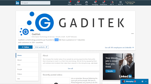 Gaditek linkedin