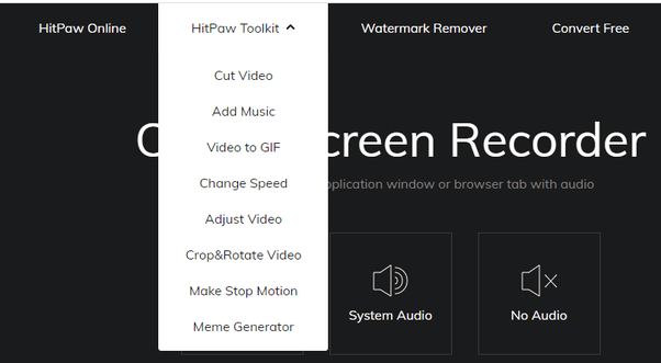 HitPaw Online Screen Recorder