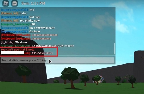 Enter Roblox game URL before numbers