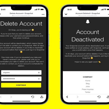 Delete Snapchat Account