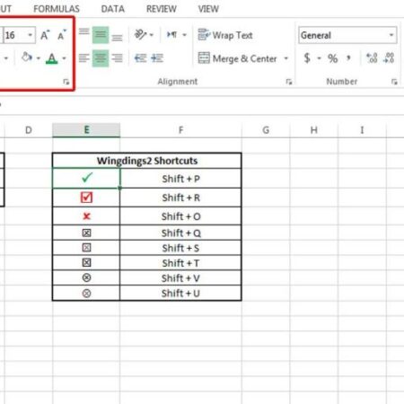 How To Insert A Check Mark In Excel