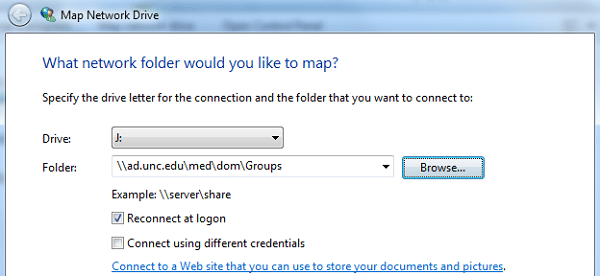 How to Map Network Drive