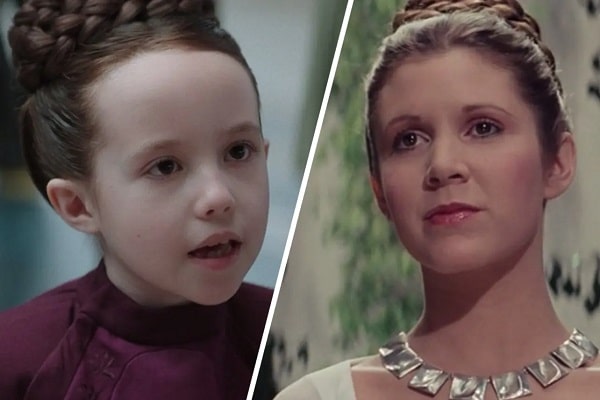 Vivian Blair Playing Princess Lea Organa 