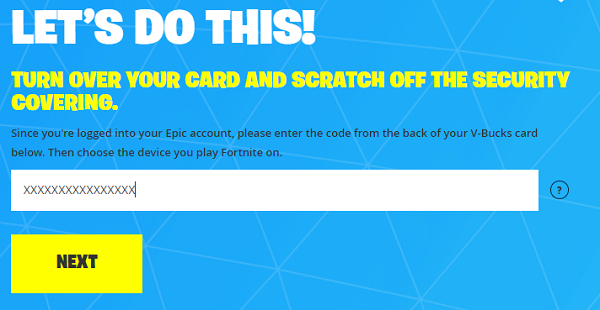 Redeeming Your V-Bucks Gift Card