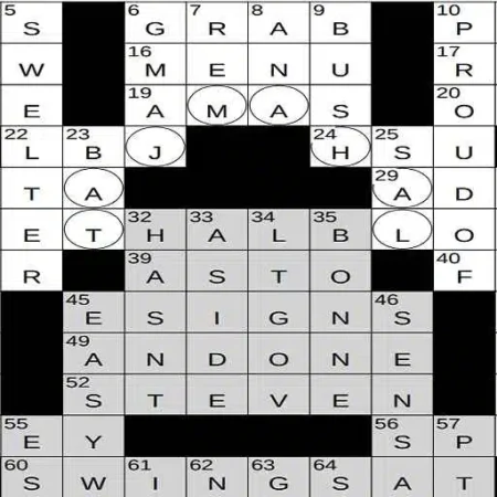 Big meanie crossword clue NYT