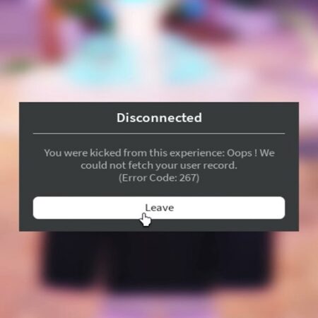 Fix Roblox Error Code 267